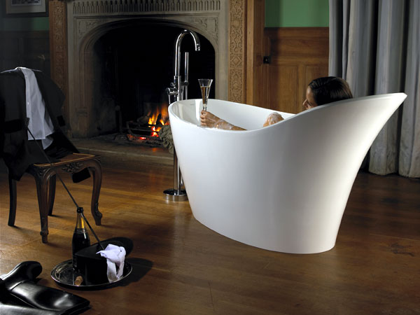 Banheira Contemporânea Amalfi com a Nova Tecnologia Free-Standing