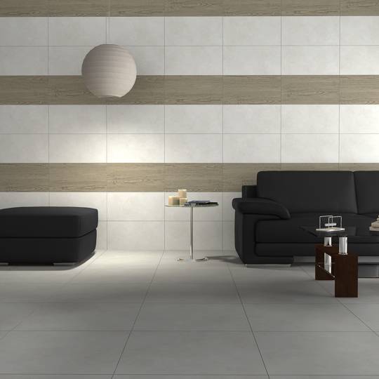 Porcelanato Dry Tech que reproduz madeira de demolição