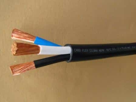 Cabo flexível para instalações elétricas fixas