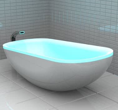 Home spa com LED