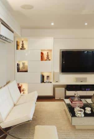 Decoração clean para apartamento de 285 m²