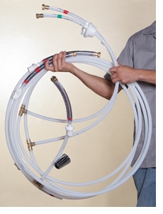 Praticidade com kit de instalação hidráulica
