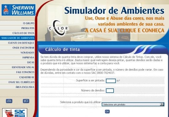 Cálculo de tinta online