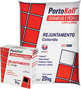 Rejuntamento colorido para cerâmica e pedra