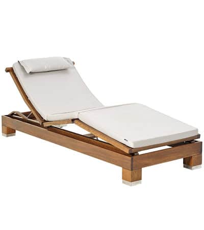 Design e conforto em uma espreguiçadeira