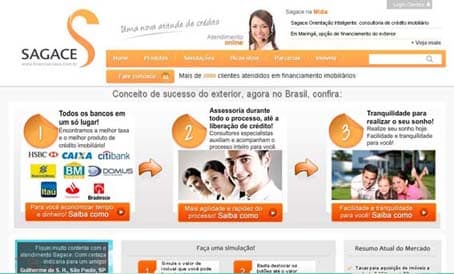 Site para crédito imobiliário