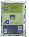 Areia ensacada