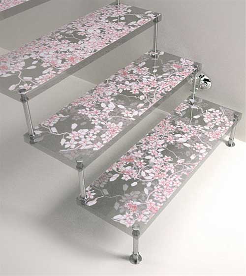 Escada floral