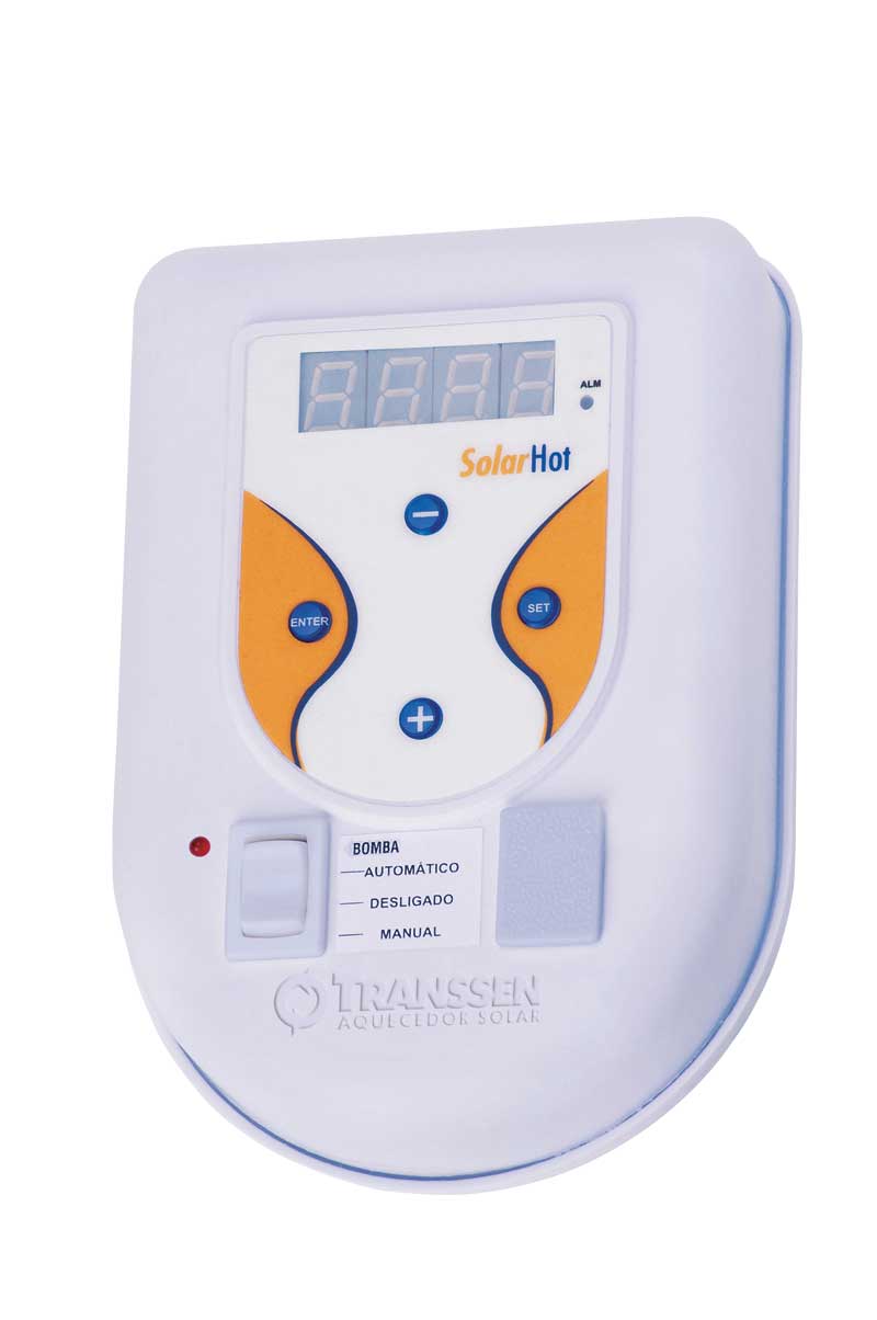 Temperatura da água controlada digitalmente