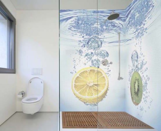 Estampas de frutas para decorar o banheiro, confira!