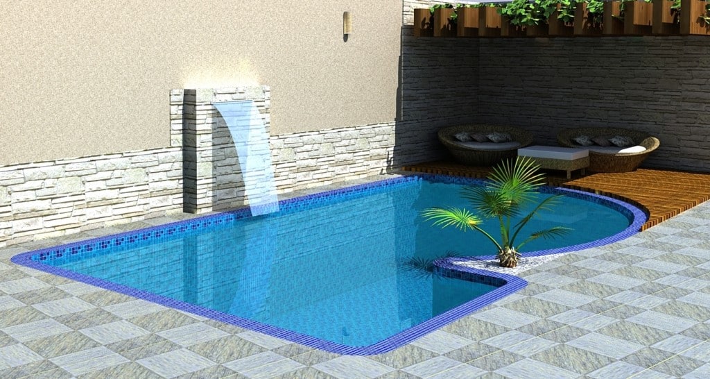 Cascatas para piscinas: veja dicas e modelos